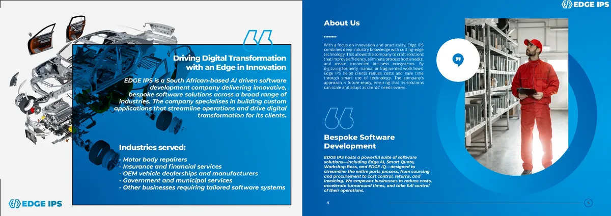 EDGE IPS — Company Profile & Value Proposition page 3