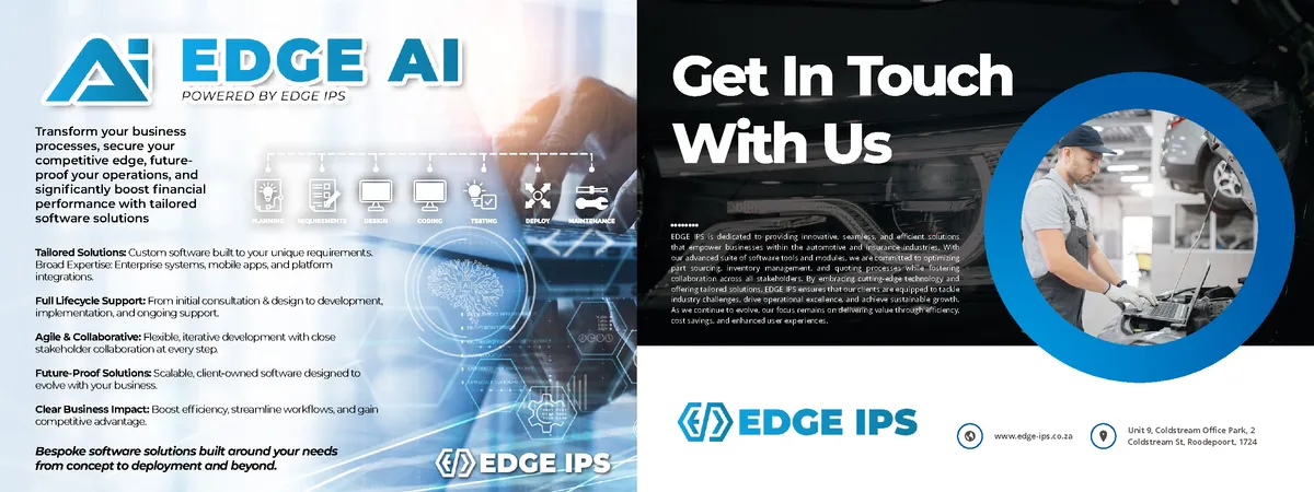 EDGE IPS — Company Profile & Value Proposition page 12