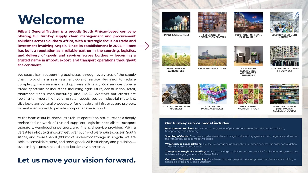 Fillsant — Company Profile page 2