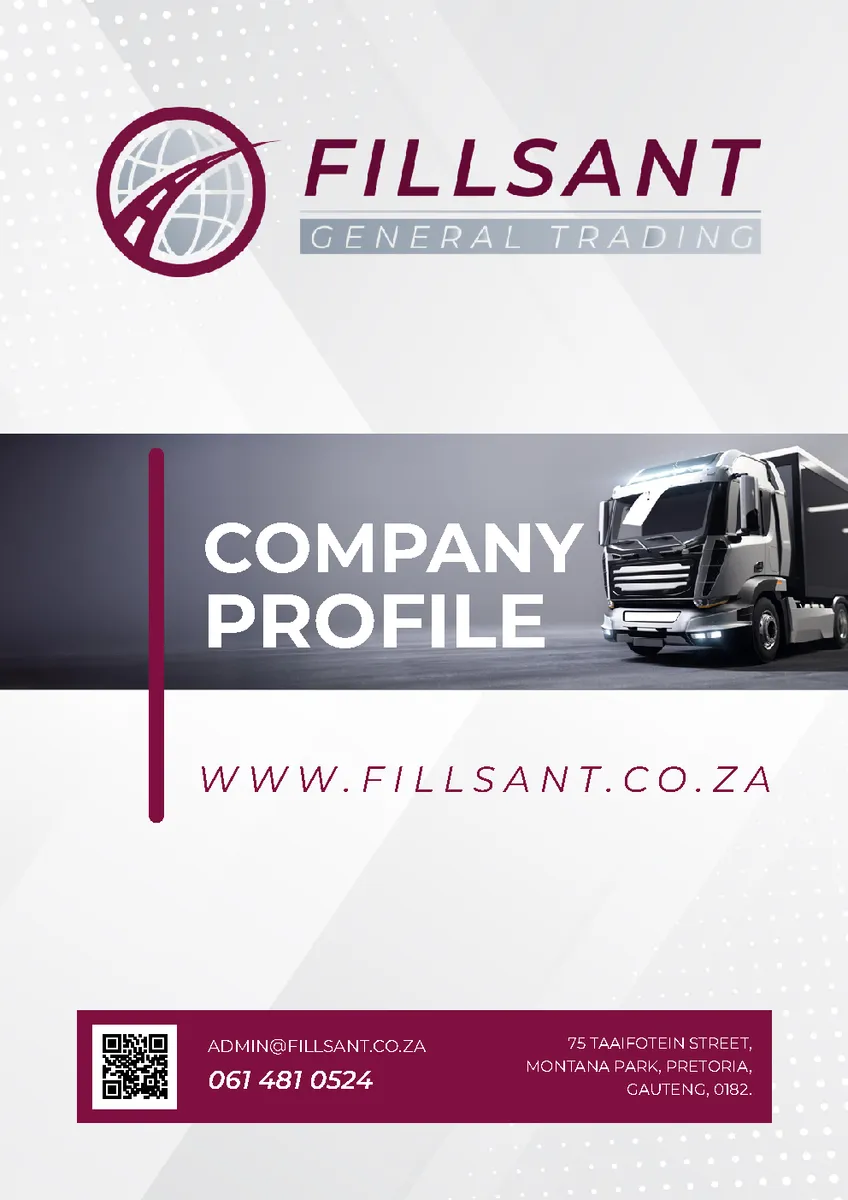 Fillsant — Truck Hire Profile page 1