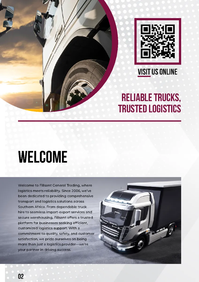 Fillsant — Truck Hire Profile page 2