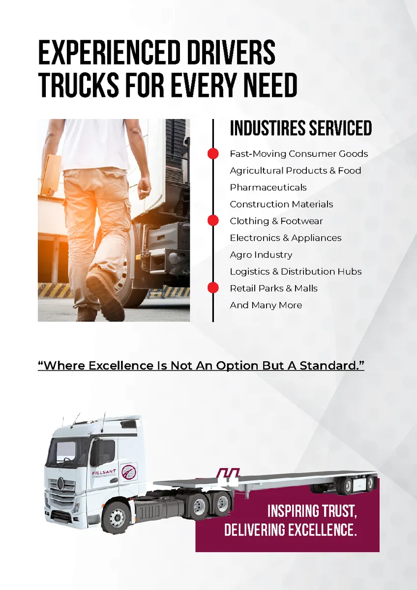 Fillsant — Truck Hire Profile page 7