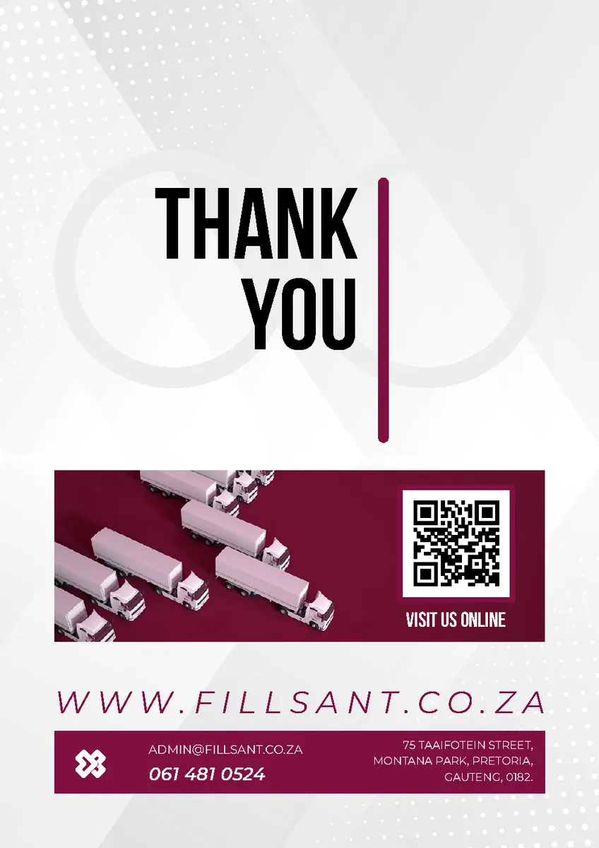 Fillsant — Truck Hire Profile page 10