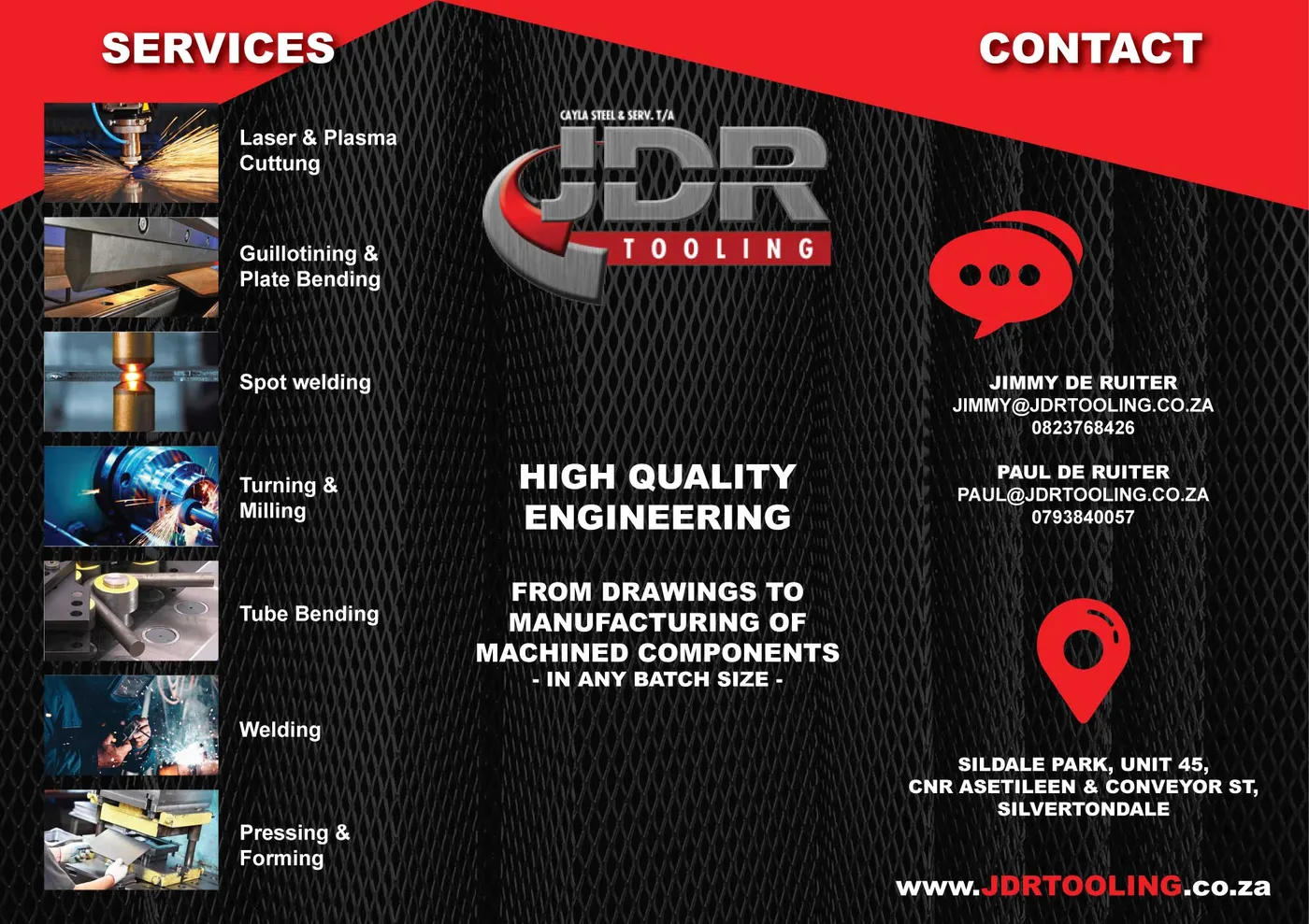 JDR Tooling — Brochures 1