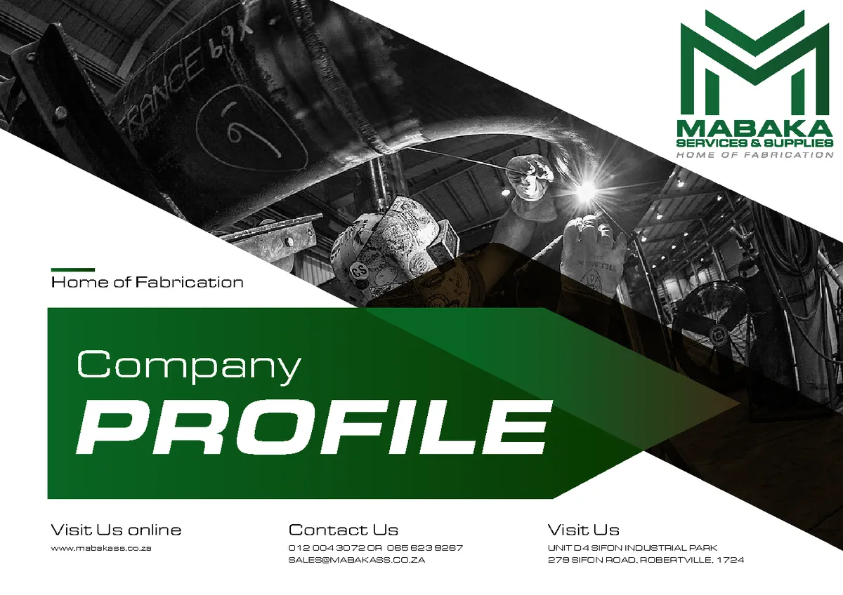 Mabaka — Company Profile page 1