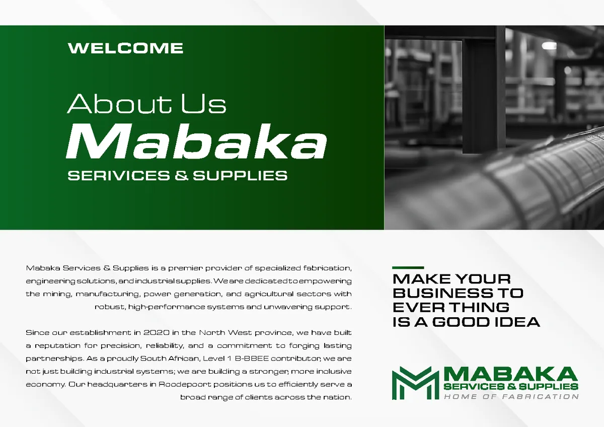 Mabaka — Company Profile page 2