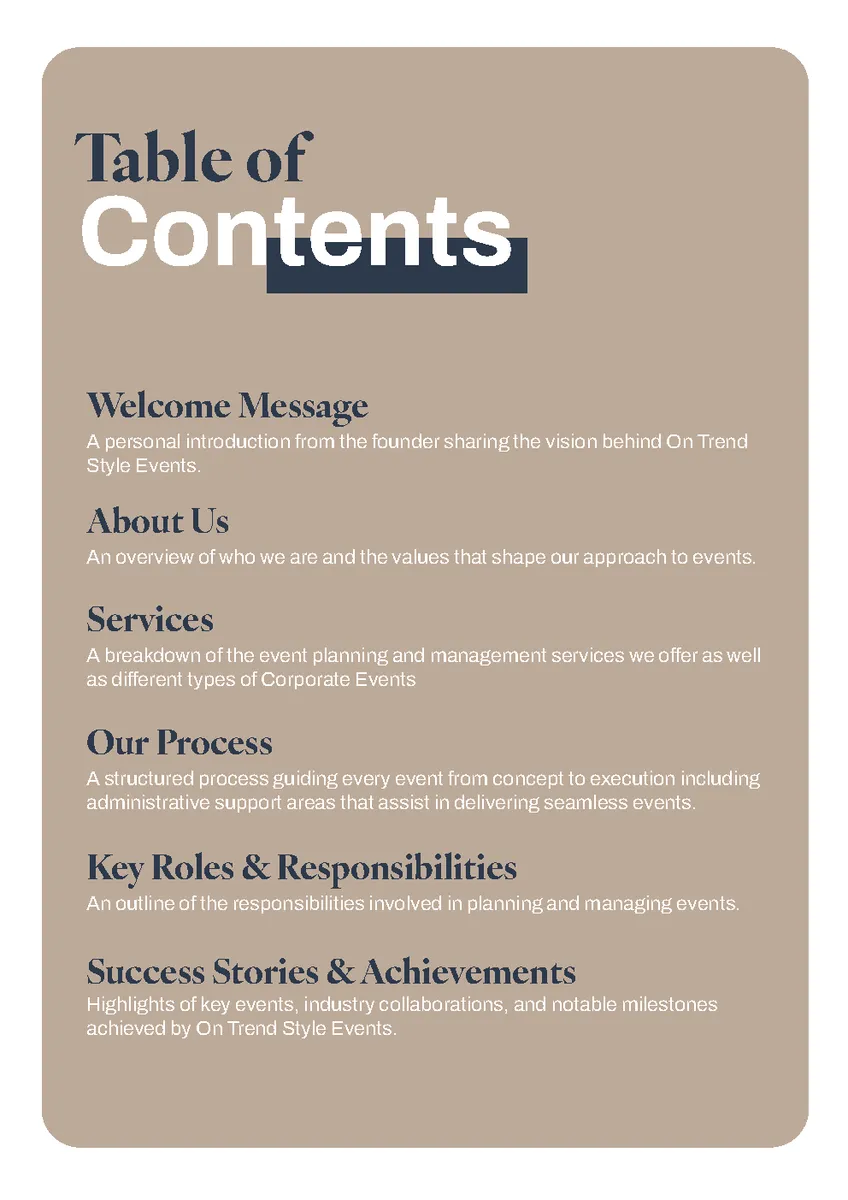 OTS — Company Profile page 3