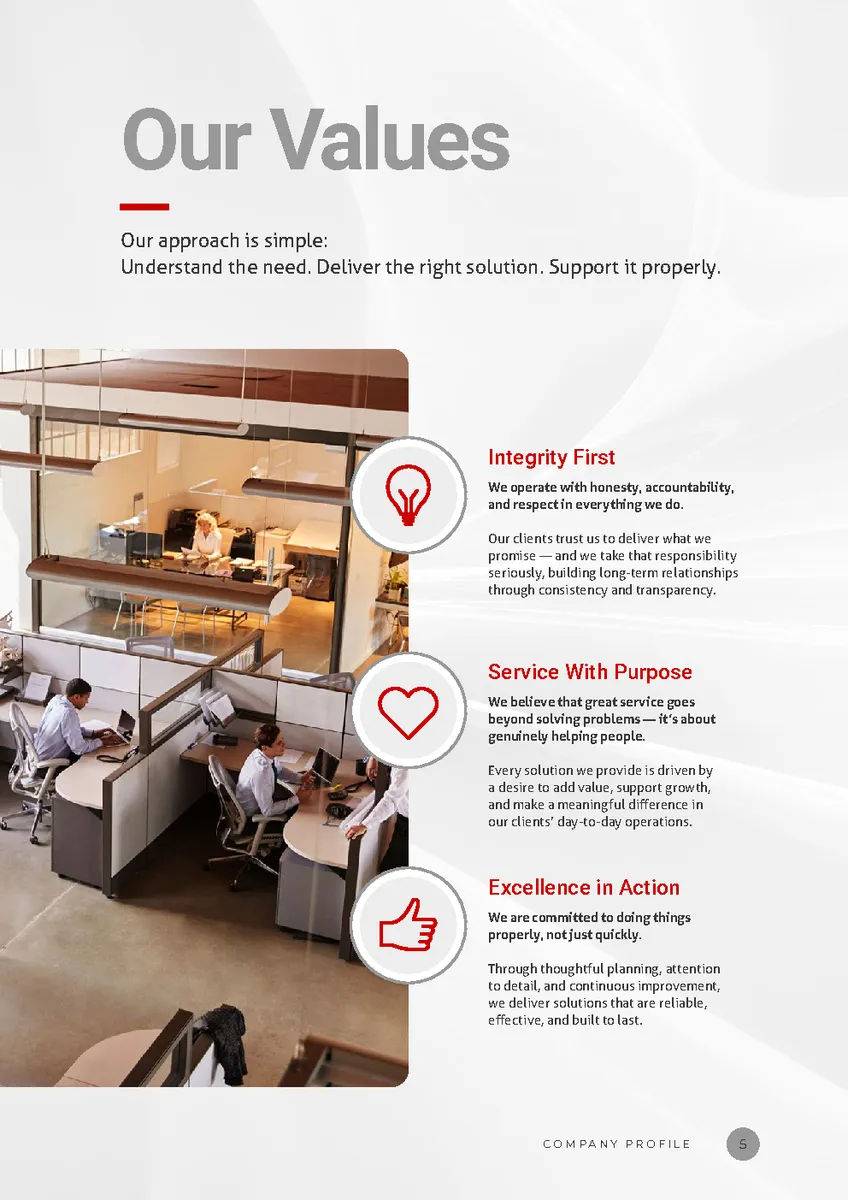 PC Worx — Company Profile page 5
