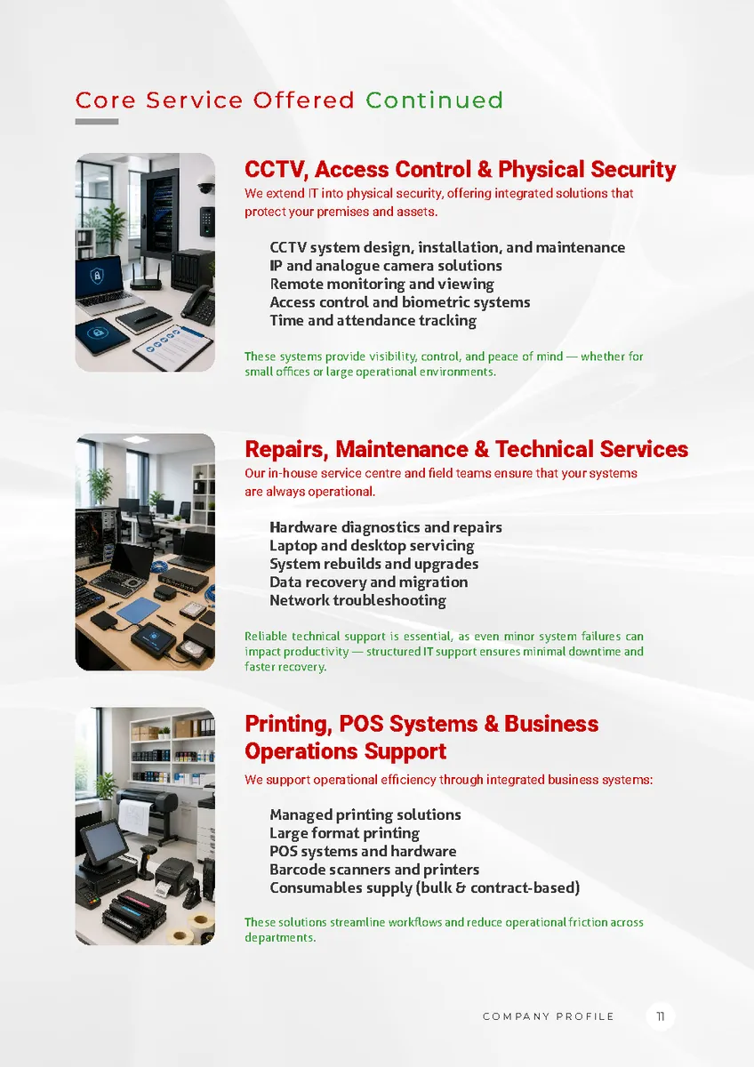 PC Worx — Company Profile page 11