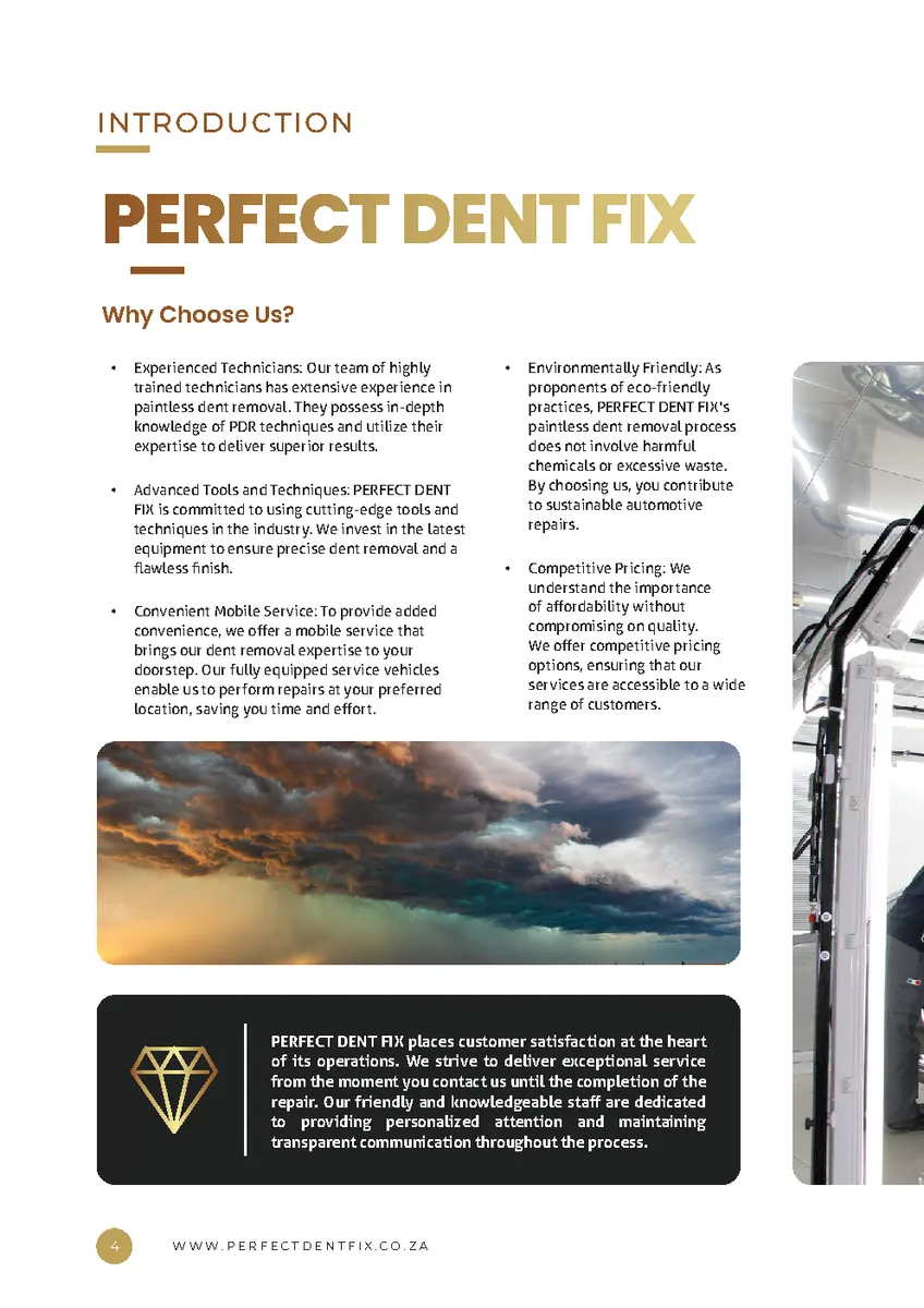 Perfect Dent Fix — Company Profile page 4